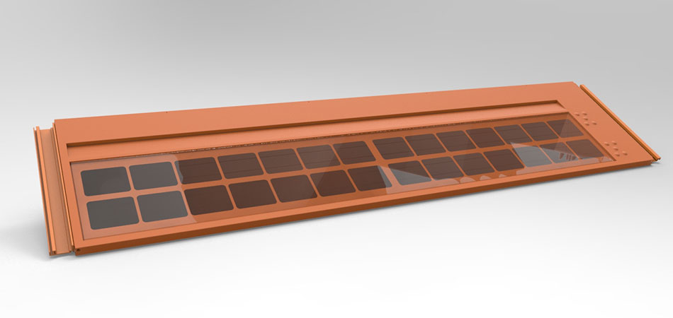 Photovoltaic solar tile